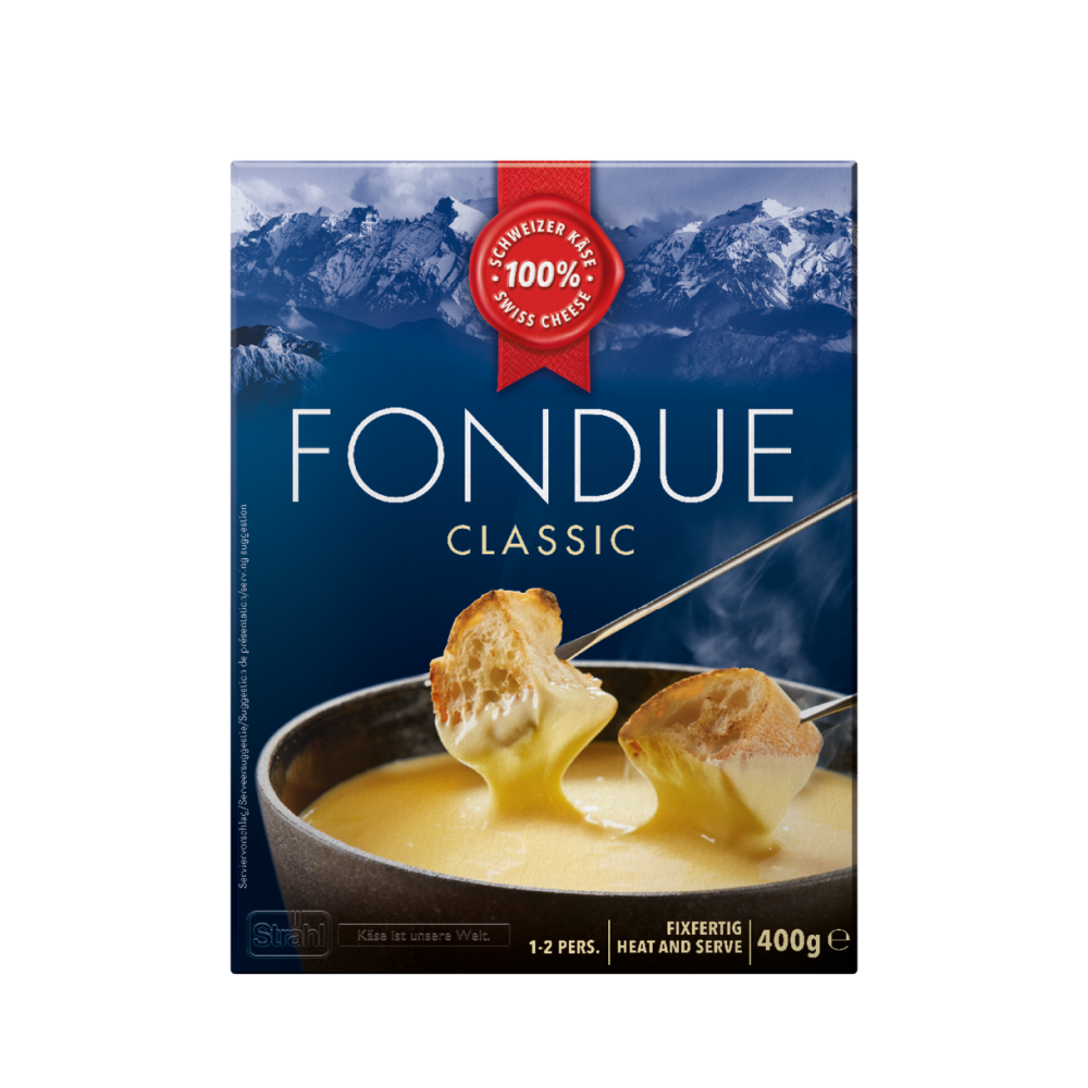 Das klassische Fondue der Strähl Käse AG. | Strähl